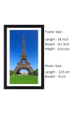 Eiffel Tower Colored Photo |Stunning Paris Landmark Wall Art | for Home or OfficeDecoration