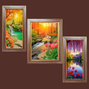 3-Pack Elegant nature Photo Frames - 2 Pieces 8x15 Inch & 1 Piece 12x15 Inch - Rustic Wall Art for Home & Office Decor - Botanical Wall Hanging for Living Room, Bedroom, or Workspace 3-Pack Elegant nature Photo Frames - 2 Pieces 8x15 Inch & 1 Piece 12x15 Inch - Rustic Wall Art for Home & Office Decor - Botanical Wall Hanging for Living Room, Bedroom, or Workspace
