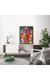 Ram Darbar Laminated Photo - 5x7 Inches, Divine Blessings for Home & Office and Temple Decoration