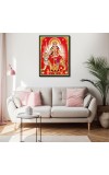 Durga Laminated Photo - 5x7 Inches, Divine Blessings for Home & Office and Temple Decoration