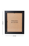 Hitech Sales Maa Kali, Ramakrishna Dev and Sarada Maa Photo Frame for Pooja Room, Temple Decor, Home Decoration and Gift (Wall and Tabletop, Rectangular, Printed Photo, 12 x 14 inches Frame, Brown)
