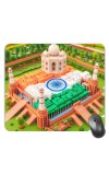 Customized Beautiful India View Picture Sublimation Mouse Pad | 8 X 7.5 Inch | Smooth Cloth Surface | Non-Slip Rubber Base | Personalized Mousepad for Laptop & Desktop (F17391)
