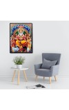 Vishwakarma Laminated Photo - 5x7 Inches, Divine Blessings for Home & Office and Temple Decoration