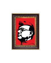 Netaji Subhas Chandra Bose Digital Print Photo 6.7x8.7 inches - Vibrant Religious Wall Art for Home, Office and Temple Decor.