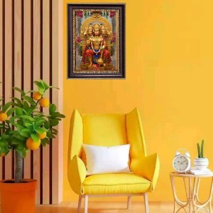 Jai Bajrang bali Digital Print Photo 8.7x10.7 inches (I6077) - Vibrant Religious Wall Art for Home or Office Decor.