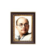 Sri Netaji Subhas Chandra Basu Digital Print Photo 10.7x12.7 inches - Vibrant Religious Wall Art for Home or Office Decor.