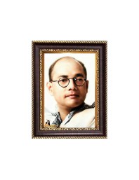 Sri Netaji Subhas Chandra Basu Digital Print Photo 8.7x10.7 inches - Vibrant Religious Wall Art for Home or Office Decor.