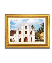 St. Francis Church Church Photo Frame, Beautiful Elegant Framed Wall Art of Iconic Cathedral