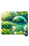 Customized Nature Bubble Picture Sublimation Mouse Pad | 8 X 7.5 Inch | Smooth Cloth Surface | Non-Slip Rubber Base | Personalized Mousepad for Laptop & Desktop (F17066)