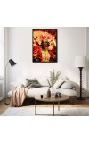 Maa Kaali Laminated Photo (7x9 Inches) Divine Blessings for Home & Office and Temple Decoration