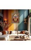 Lord jagannath Digital Print Photo 8.7x10.7 inches (I5994) - Vibrant Religious Wall Art for Home or Office Decor.