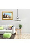 Prem Mandir Cathedral Church Photo Frame, Beautiful Elegant Framed Wall Art of Iconic Cathedral