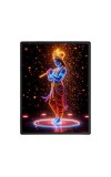Lord Krishna Laminated Photo - 11x13 Inches, Divine Blessings for Home & Office and Temple Decoration