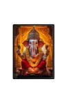Ganesh Laminated Photo - 5x7 Inches, Divine Blessings for Home & Office and Temple Decoration