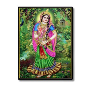 Radha Laminated Photo - 9x11 Inches, Divine Blessings for Home & Office and Temple Decoration Radha Laminated Photo - 9x11 Inches, Divine Blessings for Home & Office and Temple Decoration