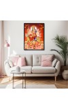 Durga Laminated Photo - 5x7 Inches, Divine Blessings for Home & Office and Temple Decoration