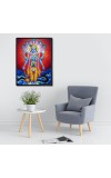 Vishnu Laminated Photo - 13x15 Inches, Divine Blessings for Home & Office and Temple Decoration