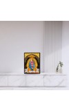 Sai Baba Laminated Photo - 7x9 Inches, Divine Blessings for Home & Office and Temple Decoration