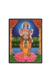 Lord Vishnu Laminated Photo - 9x11 Inches, Divine Blessings for Home & Office and Temple Decoration