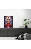 Shiva Parvati Laminated Photo - 11x13 Inches, Divine Blessings for Home & Office and Temple Decoration