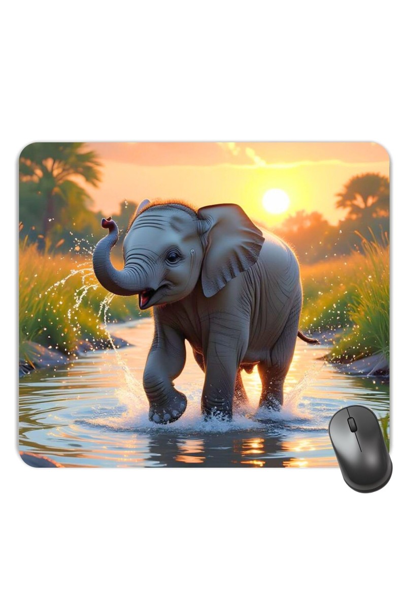 Customized Beautiful Lion Picture Sublimation Mouse Pad | 8 X 7.5 Inch | Smooth Cloth Surface | Non-Slip Rubber Base | Personalized Mousepad for Laptop & Desktop (F17286)
