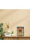 Kalighat kali Laminated Photo - 5x7 Inches, Divine Blessings for Home & Office and Temple Decoration