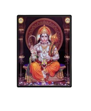 Hanuman Laminated Photo - 13x15 Inches, Divine Blessings for Home & Office and Temple Decoration