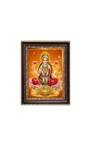 Maa Lakshmi Digital Print Photo 6.7x8.7 inches - Vibrant Religious Wall Art for Home or Office Decor.