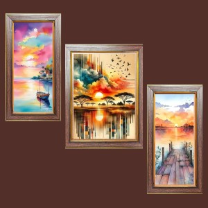 3-Pack Nature’s Mirror Photo Frames - 2 Pieces 6x13 Inch & 1 Piece 10x13 Inch - Rustic Wall Art for Home & Office Decor - Botanical Wall Hanging for Living Room, Bedroom, or Workspace 3-Pack Nature’s Mirror Photo Frames - 2 Pieces 6x13 Inch & 1 Piece 10x13 Inch - Rustic Wall Art for Home & Office Decor - Botanical Wall Hanging for Living Room, Bedroom, or Workspace