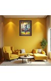 Little Krishna Digital Print Photo 6.7x8.7 inches - Vibrant Religious Wall Art for Home or Office Decor.
