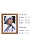 Mother Teresa Colored Photo | Print of the Saint of Kolkata | Perfect for Home, Office, or Religious Decoration | Ideal Spiritual Gift