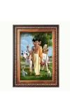 Sri Dattatreya Swami Color Photo 10x14 Inch - Vibrant Religious Wall Art for Home or Office Decor.