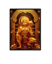 Hanuman Laminated Photo - 5x7 Inches, Divine Blessings for Home & Office and Temple Decoration