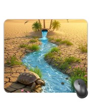 Customized Beautiful Lake View Picture Sublimation Mouse Pad | 8 X 7.5 Inch | Smooth Cloth Surface | Non-Slip Rubber Base | Personalized Mousepad for Laptop & Desktop (F17307)