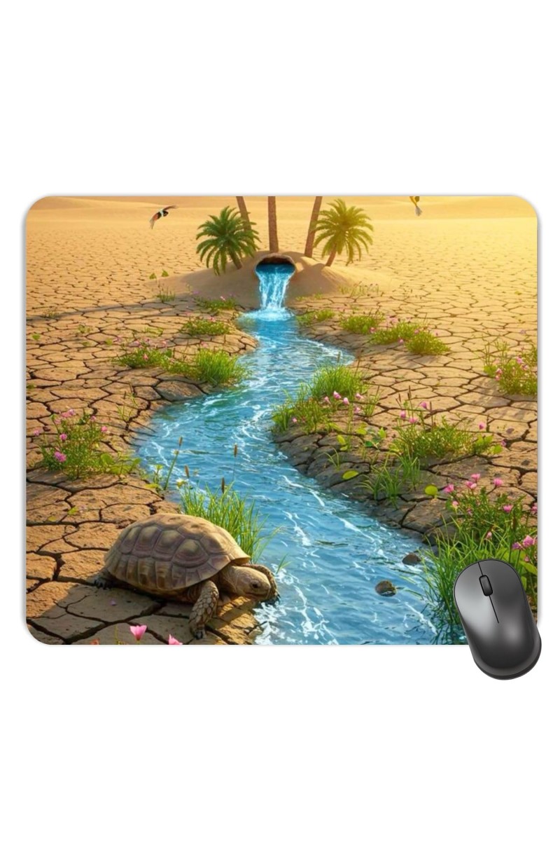 Customized Beautiful Lake View Picture Sublimation Mouse Pad | 8 X 7.5 Inch | Smooth Cloth Surface | Non-Slip Rubber Base | Personalized Mousepad for Laptop & Desktop (F17307)