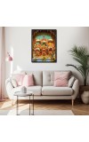 Jagannath Laminated Photo - 5x7 Inches, Divine Blessings for Home & Office and Temple Decoration