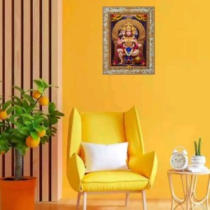 Lord Hanuman Ji Digital Print Photo 10.7x12.7 inches (I6079) - Vibrant Religious Wall Art for Home or Office Decor.