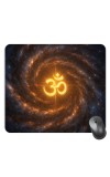 Customized Om Symbol Picture Sublimation Mouse Pad | 8 X 7.5 Inch | Smooth Cloth Surface | Non-Slip Rubber Base | Personalized Mousepad for Laptop & Desktop (F17031)