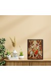 Durga Laminated Photo - 5x7 Inches, Divine Blessings for Home & Office and Temple Decoration