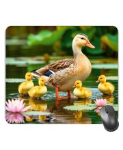 Customized Chicks Picture Sublimation Mouse Pad | 8 X 7.5 Inch | Smooth Cloth Surface | Non-Slip Rubber Base | Personalized Mousepad for Laptop & Desktop (F17059)
