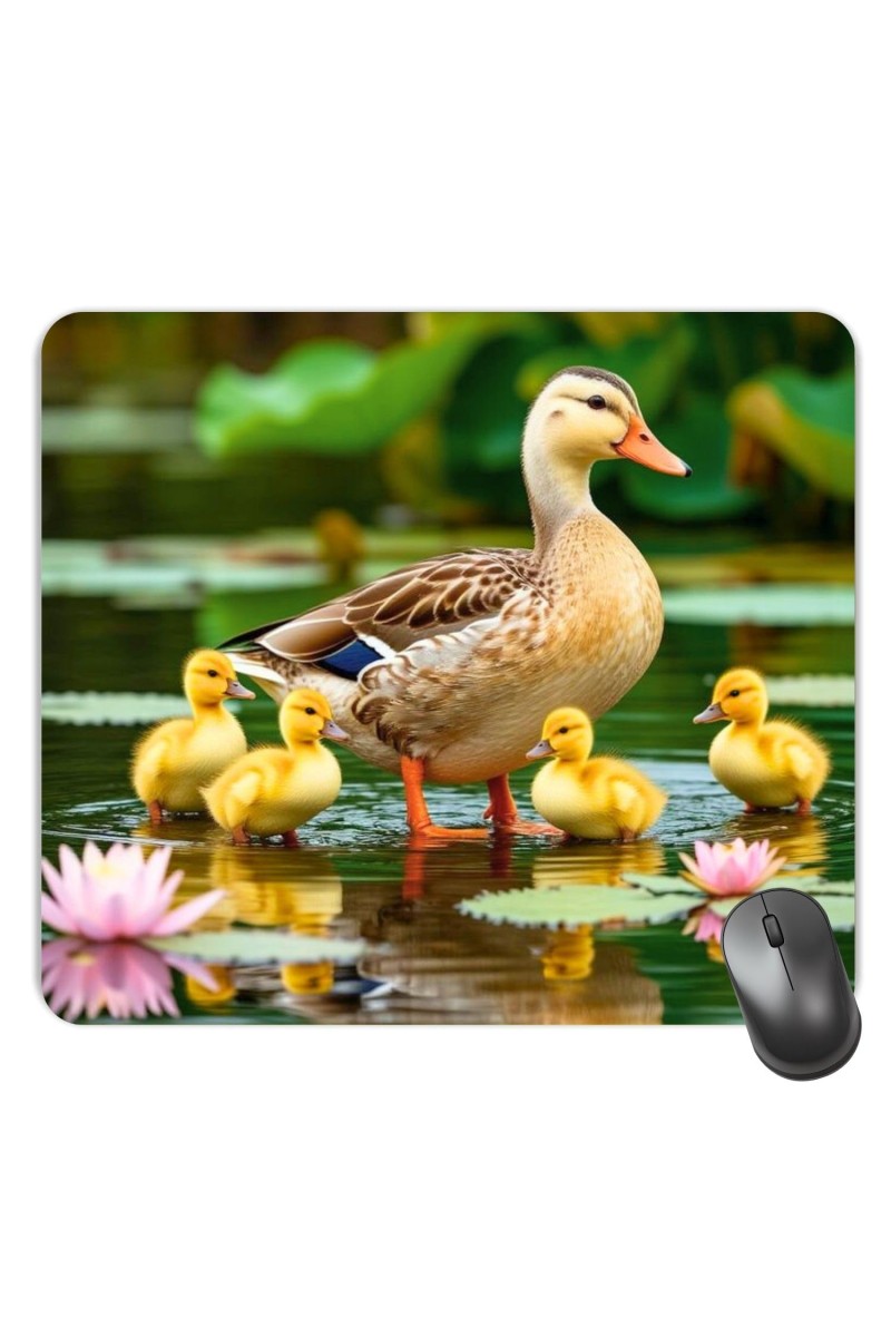 Customized Chicks Picture Sublimation Mouse Pad | 8 X 7.5 Inch | Smooth Cloth Surface | Non-Slip Rubber Base | Personalized Mousepad for Laptop & Desktop (F17059)