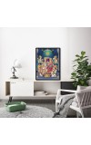 Ram Darbar Laminated Photo - 5x7 Inches, Divine Blessings for Home & Office and Temple Decoration