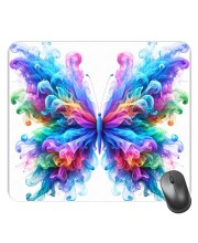 Customized Beautiful Butterfly Picture Sublimation Mouse Pad | 8 X 7.5 Inch | Smooth Cloth Surface | Non-Slip Rubber Base | Personalized Mousepad for Laptop & Desktop (F17154)