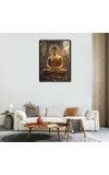 Buddha Laminated Photo - 5x7 Inches, Divine Blessings for Home & Office and Temple Decoration