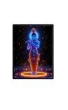 Krishna Laminated Photo - 9x11 Inches, Divine Blessings for Home & Office and Temple Decoration