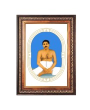 Sri Anukul Chandra Thakur Color Photo 10x14 Inch - Vibrant Religious Wall Art for Home or Office Decor.