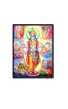 Vishnu Avatar Laminated Photo - 13x15 Inches, Divine Blessings for Home & Office and Temple Decoration