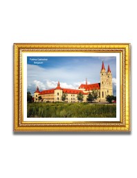 Fatima Cathedral Church Photo Frame, 10x14 Inches Beautiful Elegant Framed Wall Art of Iconic Cathedral
