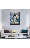 Shiva Laminated Photo - 5x7 Inches, Divine Blessings for Home & Office and Temple Decoration