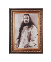 Sri Paramahansa Yogananda Color Photo 10x14 Inch - Vibrant Religious Wall Art for Home or Office Decor.
